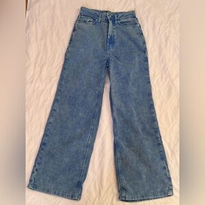 BDG High & Wide Corduroy Stripe Jeans Urban Outfitters Size 25